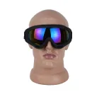 Окуляри лижні Чорний корпус, Райдужна лінза (МГ-1001)