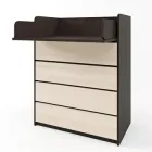 Комод пеленальний Еверест Мікс венге комбі (Brr-144)