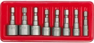 Насадки викруткові торцеві (біта) VOREL HEX 1/4" M5-13 мм 8 шт (66113_vo)