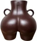 Ваза керамічна Nana Ceramics Кім 25 см муар шоколад (2252430360010)