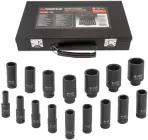 Набір головок ударних глибоких Forsage 1/2" 16 предметів (10-36 мм) F-4167-5MPB