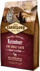 Сухий корм для дорослих активних кішок Carnilove Raindeer Energy&Outdoor 2 кг (8595602512256)