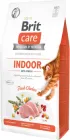 Сухий корм для кішок, що живуть в приміщенні Brit Care Cat GF Indoor Anti-stress з куркою 7 кг (8595602540846)