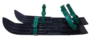 Пластикові дитячі лижі Чорний колір