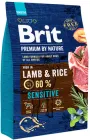 Сухий корм для собак з чутливим травленням Brit Premium Dog Sensitive Lamb з ягням 3 кг (8595602526628)