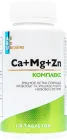 Мінеральний комплекс Ca+Mg+Zn ABU 120 таблеток (4820255570532)