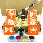 Набір для біо-тату "Для дітей #2 - гліттер" від Fresh Tattoo (set-kids-2-glitter)