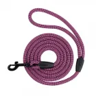 Повідець для Собак Bronzedog Active з Альпіністського Шнура Чорно-Розовий 183 см (55907)