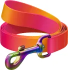 Повідець для собак WAUDOG Nylon Recycled нейлоновий, градієнт, M, 20 мм, 122 см Помаранчевий (46614Collar)