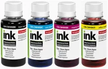 Комплект чорнила ColorWay Canon GI-490 PIXMA G1400/G2400/G3400 (4х100мл) BK/С/M/Y (CW-CP490/CW490SET01)