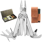 Комплект Мультитул Leatherman Wave Plus 832524 + Чохол універсальний L7701 + Ліхтар Police 8420A507-XPE