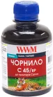 Чорнило WWM C45 Canon PG-440/PG-445/PGI-450BK 200 мл Black Pigment (C45/BP)
