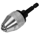 Патрон для дриля YATO HEX-1/4" 0.5-6.5 мм L= 75 мм металевий (YT-04645)
