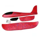 Літак планер з пінопласту з підсвіткою кабіни Червоний 48 см (SH773737)