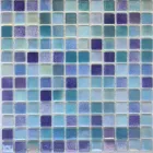 Мозаїка АкваМо блакитний мікс Marine Mix 31.7х31.7 скляна для ванни, душової, басейну за 1 ШТ