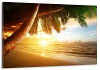 Модульна картина у вітальню/спальню Захід сонця mkv_66 80х160см