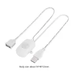 Інфрачервоний датчик руху USB 5A DC 5V-24V білий