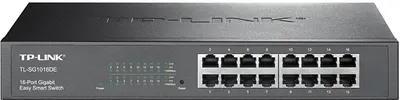 Комутатор TP-LINK TL-SG1016DE 16*1Гбіт/с / керований /до 32 VLAN одночасно