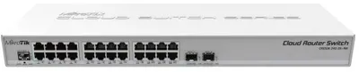 Комутатор MikroTik CRS326-24G-2S + RM гігабітний (CRS326-24G-2S+RM)