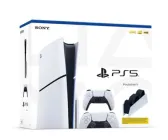 Sony PlayStation 5 Slim 1Tb + DualSense (White) + Charging Station