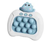 Електронний Поп Іт Інтерактивний 4 Режима + Підсвічування Дитяча Розвиваюча Іграшка Антистрес Pop It Pro Блакитний Бегемот