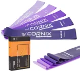 Резинки для фітнесу Cornix Mini Power Band 5 шт 1-20 кг Фіолетові (XR-0253)