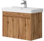 Тумба підвісна Juventa Florida Fl-70 з умивальником Luxury-70 Дуб Вотан