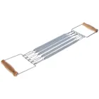 Еспандер пружиний грудний Profi з дерев'яними ручками довжина 63 см