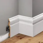 Плінтус Cezar 2200х115x14.5 Білий RAL 9003 LP115145D02