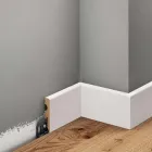 Плінтус Cezar 2200х60х11 Білий RAL 9003 LP06011S03