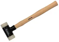 Молоток безінерційний YATO з дерев'яною ручкою Ø 30 мм 265 г 318 мм (YT-4624)