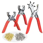 Багатофункціональний набір GS Револьверний дирокол - установник люверсів - установник кнопок