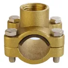 Врізка на трубу 1/2" латунь ВЛМЗ