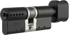Циліндр Mul-T-Lock DIN_KT XP MTL400 90 мм (45 x 45Т) ключ/тумблер 3 ключі box Чорний (MTL7000028064)