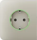 Бічна панель для вбудованої розетки Ajax SideCover for Outlet Jeweler бездротова Ivory (000038795)