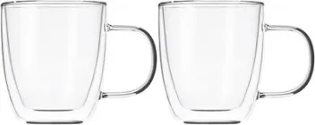 Набір чашок з ручками Ardesto з подвійними стінками для лате 310 мл х 2 шт. (AR2631GH)