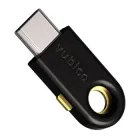 Ключ безпеки YubiKey 5C, USB-C, Yubico, Чорний (Yubi5Ccircle-nai)
