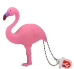 USB Флешка Брелок UDisc Рожевий Фламінго 64Gb