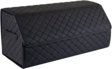 Сумка-органайзер у багажник EVAtech ECO L 30 x 30 x 65 см Чорна з чорною ниткою (EHECELBBBB)