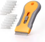 Скребок з 10 лезами для чищення нагару склокерамічних плит, варильних поверхонь, зняття наклейок та етикеток (SKR981)