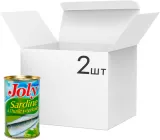 Упаковка сардини Joly в олії 155 г х 2 шт (6111162001904)