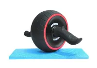 Ролик для пресу Ab Carver Compact зі зворотним механізмом (гімнастичний тренажер-колесо для м'язів кора) YL-OM-BKK