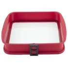 Форма силіконова Kamille Vizo квадратна 26,5*25,1*5,3см зі скляним розбірним дном