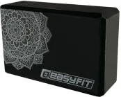 Блок для йоги EasyFit Mandala EF-1819-B йога цегла-пропс для стретчингу та розтяжки Чорний (56003122)