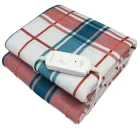 Електричне простирадло 60х130 см з підігрівом односпальне Electric blanket, , в клітинку, арт.1058