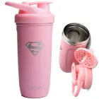 Шейкер сталевий металевий SmartShake Reforce DC Supergirl 900 ml