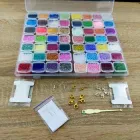 Набір бісеру Чехія PRECIOSA №10/0 в органайзері 56 осередків 