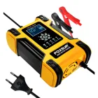 Зарядний пристрій для автомобільного акумулятора Foxsur FBC122412D Yellow 12 В 12 А - 24 В 6 A, 6-200 А/год імпульсне автоматичне 7-ступінчатий