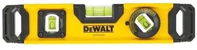 Рівень DeWALT TORPEDO з алюмінію довжиною 230 мм з 3 капсулами і магнітами (DWHT0-43003)