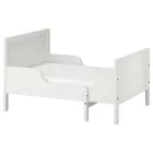 Розсувне ліжко з рейковим дном IKEA СУНДВІК, білий, 80x200 см, 490.460.68